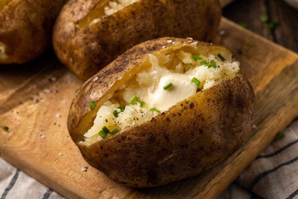 Baked potatoes